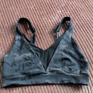 2/$10 ZYIA Black Camouflage Sports Bra